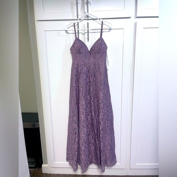 Azazie Dellana Bridesmaid Dress in Dusk, size 6 - Picture 1 of 3